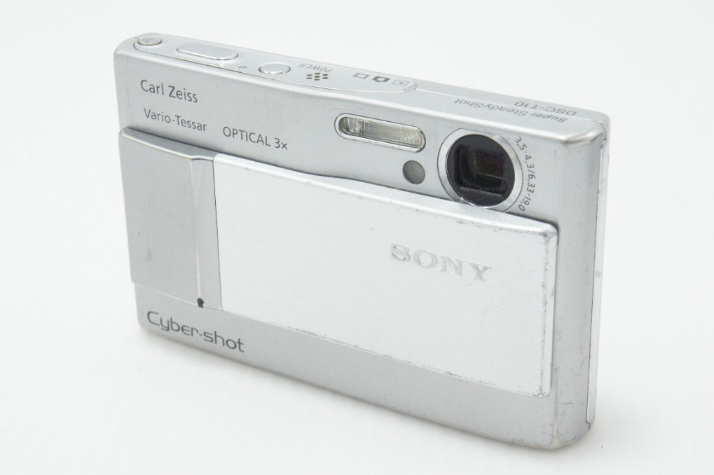 SONY ソニー Cyber-shot DSC-T10 コンパクトデジタルカメラ シルバー 260624ag