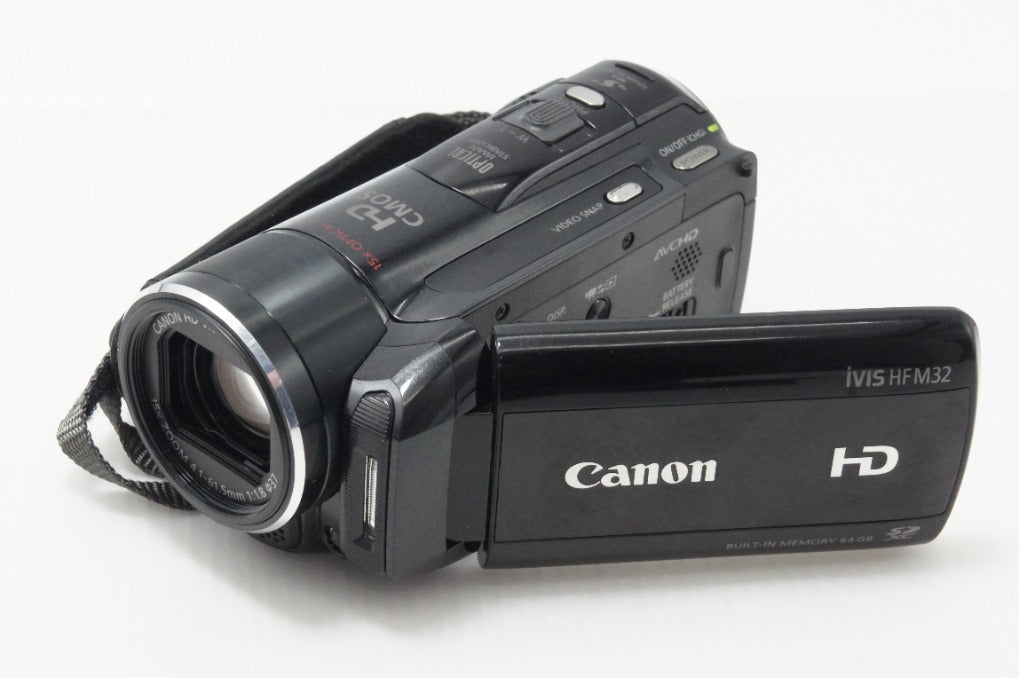 良品 Canon キヤノン iVIS HF M32 デジタルビデオカメラ ブラック 260624ar
