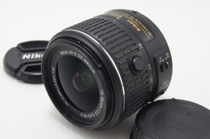 美品 Nikon ニコン AF-S DX NIKKOR 18-55mm F3.5-5.6G VR II APS-C ズームレンズ 260619aaa