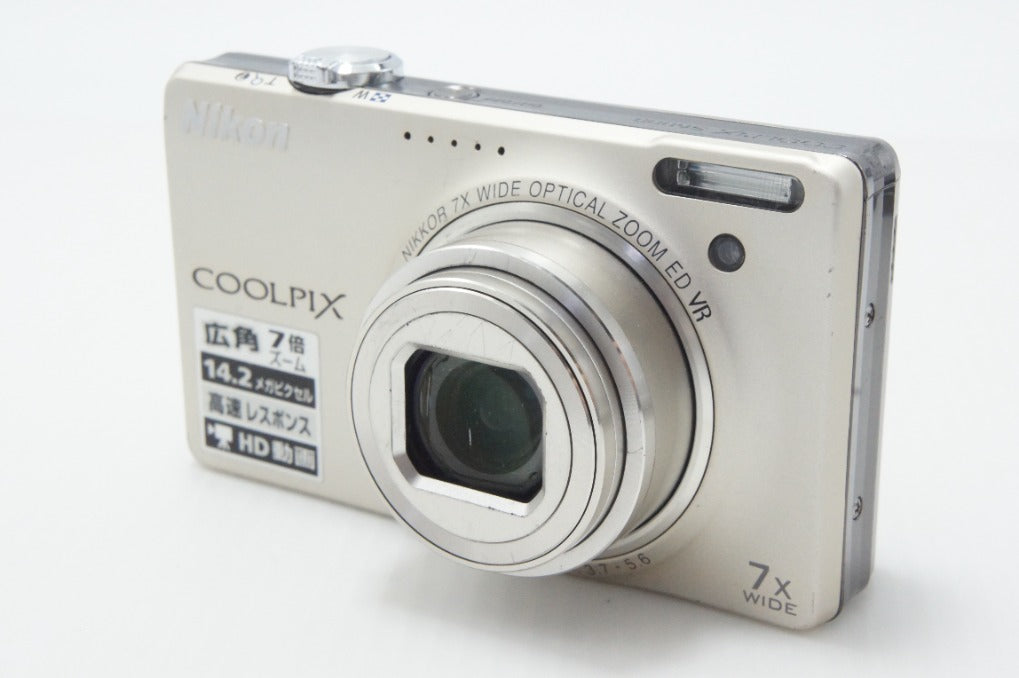 訳あり品 Nikon ニコン COOLPIX S6000 コンパクトデジタルカメラ シャンパンシルバー 260624m