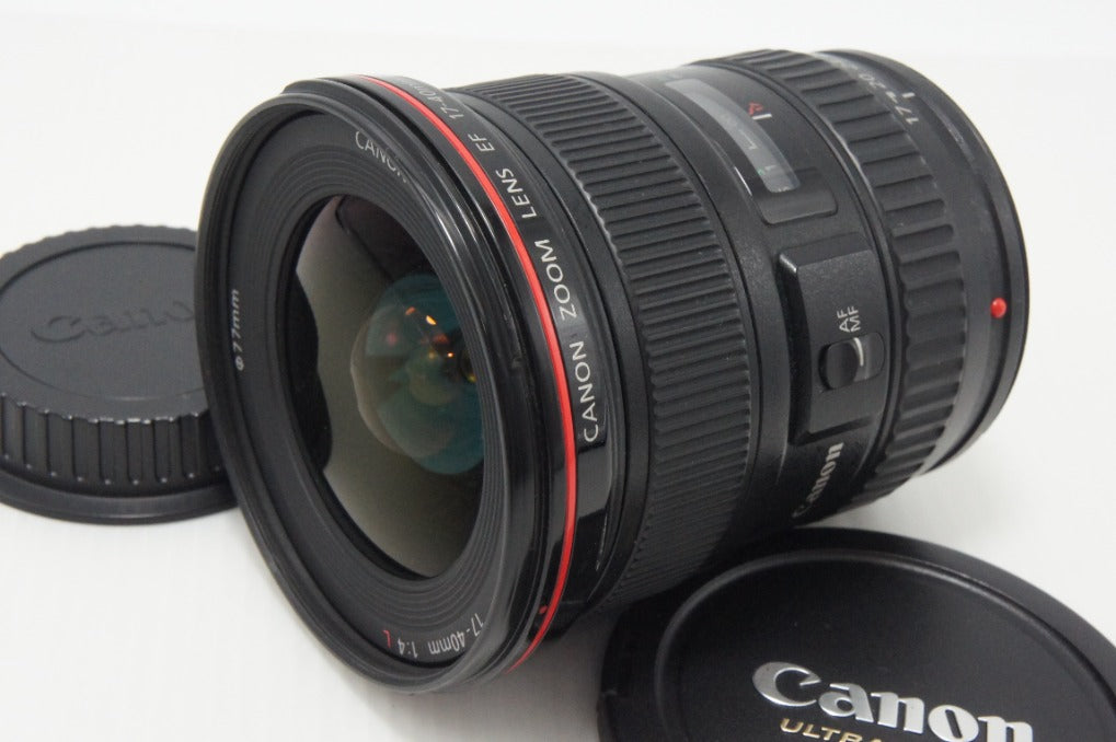 良品 Canon キヤノン EF 17-40mm F4L USM フルサイズ ズームレンズ