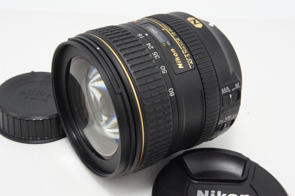 美品 Nikon ニコン AF-S DX NIKKOR 16-80mm F2.8-4E ED VR APS-C ズームレンズ フード付 260616g