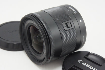 Canon キヤノン EF-M 11-22mm F4-5.6 IS STM EF-Mマウント ズームレンズ ブラック 260616u