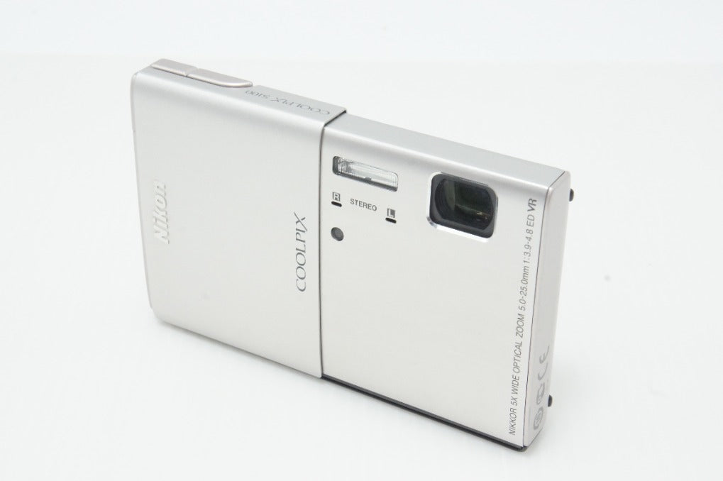 良品 Nikon ニコン COOLPIX S100 コンパクトデジタルカメラ シルバー 260616b