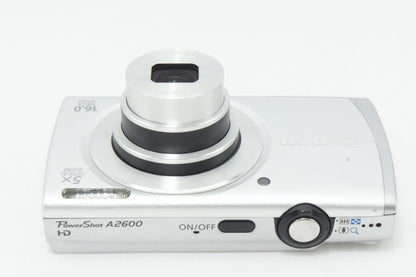 良品 Canon キヤノン PowerShot A2600 コンパクトデジタルカメラ シルバー 260616al