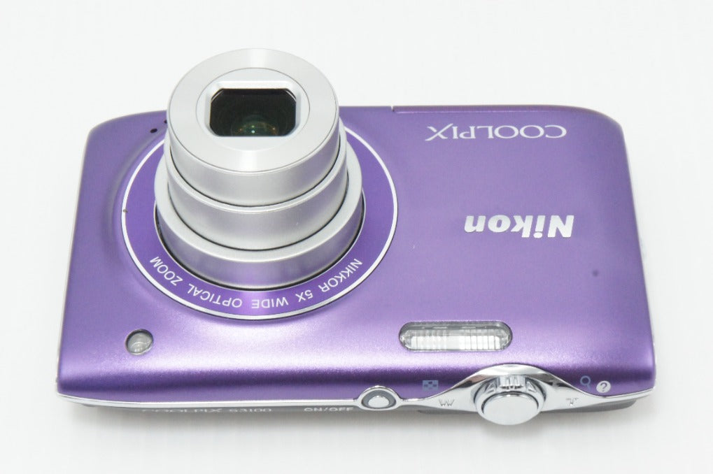 美品 Nikon ニコン COOLPIX S3100 コンパクトデジタルカメラ ファインパープル 260616av