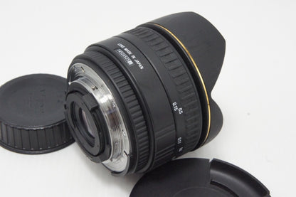 良品 SIGMA シグマ 15mm F2.8 EX DG DIAGONAL FISHEYE Nikon ニコン Fマウント 単焦点レンズ ケース付 260617d