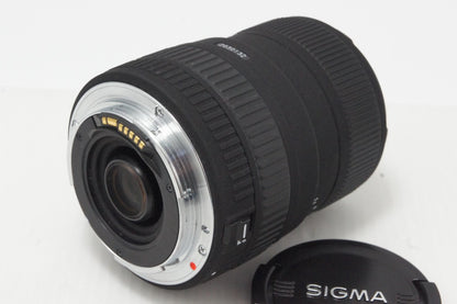 良品 SIGMA シグマ 55-200mm f4-5.6 DC Canon キヤノン EFマウント APS-C ズームレンズ フード付 260616h