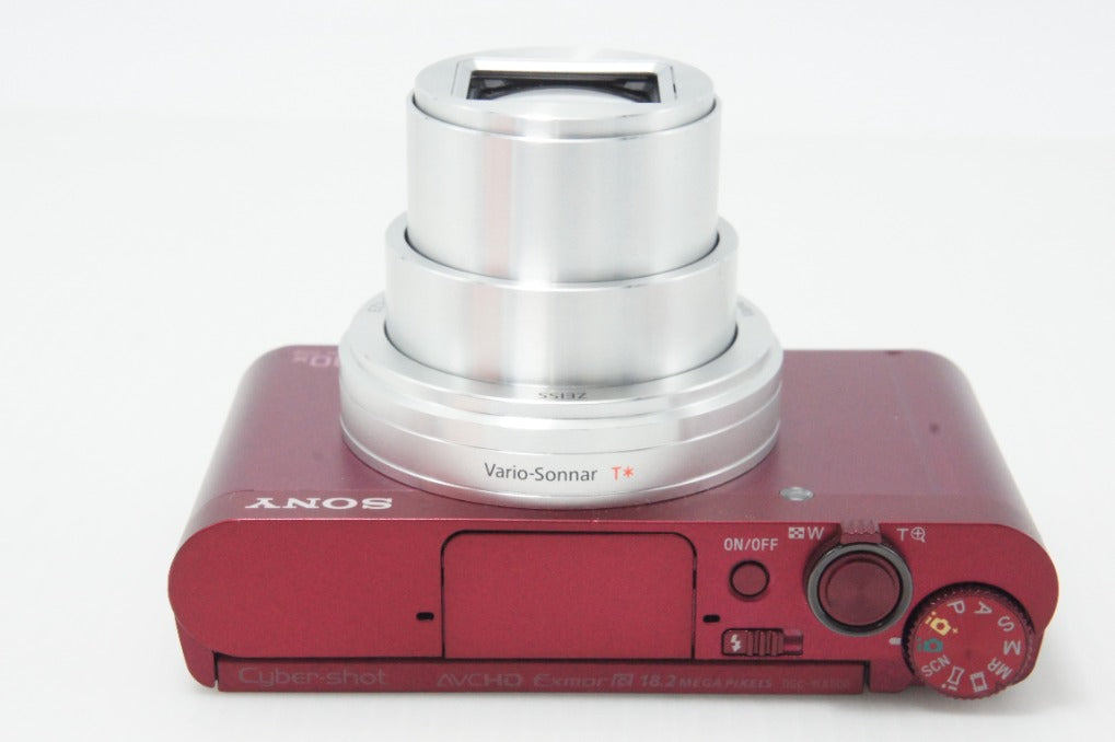 良品 SONY ソニー Cyber-shot DSC-WX500 コンパクトデジタルカメラ レッド 元箱付 260618k