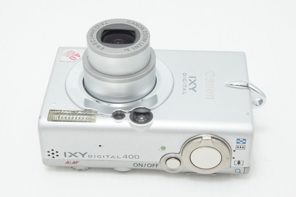 良品 Canon キヤノン IXY DIGITAL 400 コンパクトデジタルカメラ シルバー 260618o