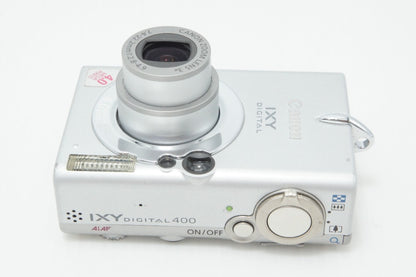 良品 Canon キヤノン IXY DIGITAL 400 コンパクトデジタルカメラ シルバー 260618o