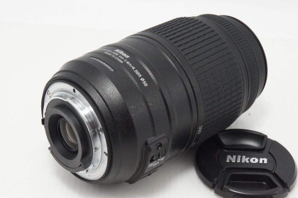美品 Nikon ニコン AF-S DX NIKKOR 55-300mm F4.5-5.6G ED VR APS-C ズームレンズ フード ポーチ付 260618v