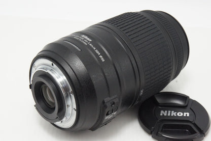 美品 Nikon ニコン AF-S DX NIKKOR 55-300mm F4.5-5.6G ED VR APS-C ズームレンズ フード ポーチ付 260618v