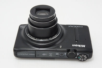 良品 Nikon ニコン COOLPIX S9500 コンパクトデジタルカメラ ブラック 260615g