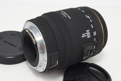 美品 SIGMA シグマ AF MACRO 70mm F2.8 EX DG Canon キヤノン EFマウント フード付 260618ai