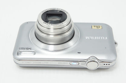 美品 FUJIFILM フジフィルム FinePix JX180 コンパクトデジタルカメラ シルバー 元箱付 260620r