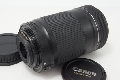 Good condition Canon EF-S 55-250mm F4-5.6 IS STM APS-C Zoom Lens 260619an