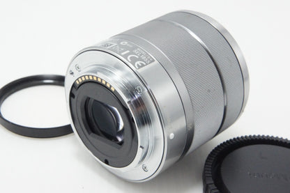 SONY ソニー E 18-55mm F3.5-5.6 OSS SEL1855 シルバー Eマウント APS-C ズームレンズ 260619q
