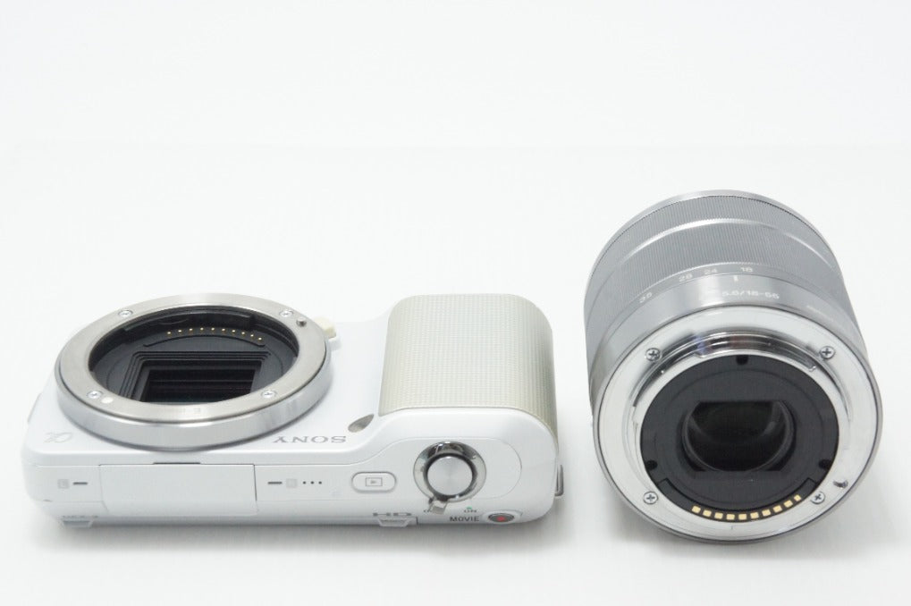 SONY ソニー NEX-3 ズームレンズキット (E 18-55mm OSS) ミラーレス一眼カメラ ホワイト 260620g
