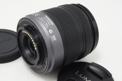 美品 Panasonic LUMIX G VARIO 14-42mm F3.5-5.6 ASPH. MEGA O.I.S H-FS014042 マイクロフォーサーズ フード付 260620ag