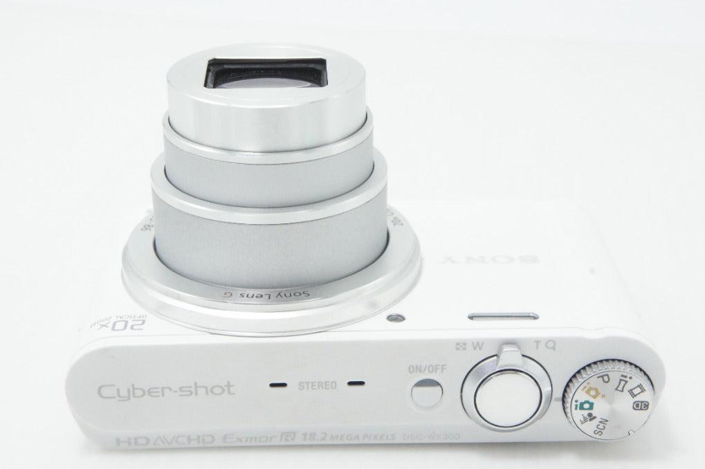 良品 SONY ソニー Cyber-shot DSC-WX300 コンパクトデジタルカメラ ホワイト 260619aa