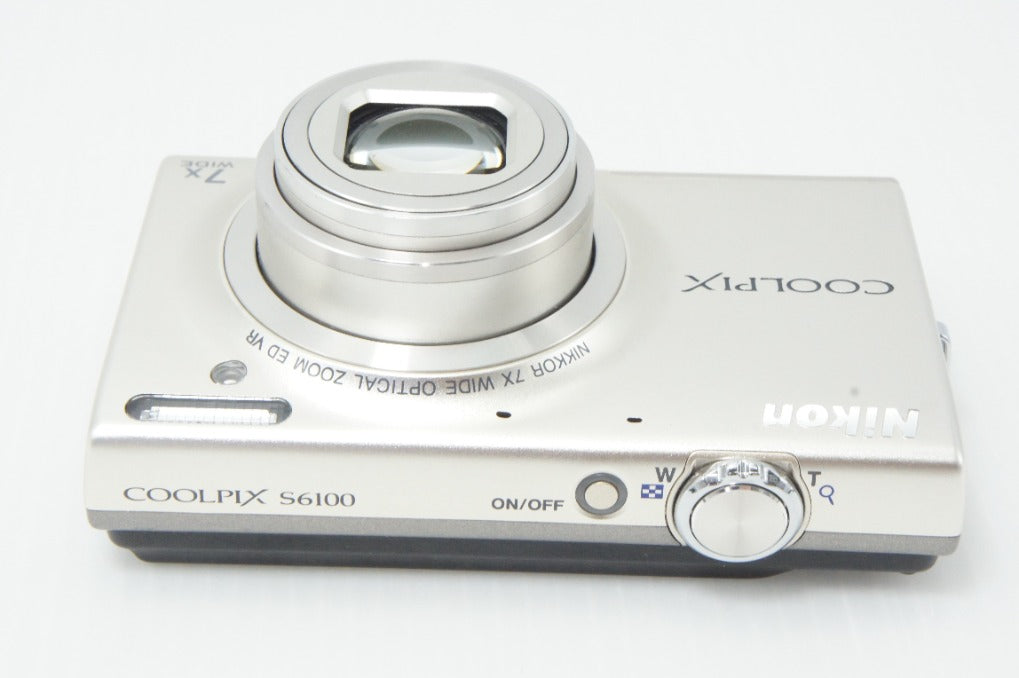 良品 Nikon ニコン COOLPIX S6100 コンパクトデジタルカメラ シャンパンシルバー 260623w