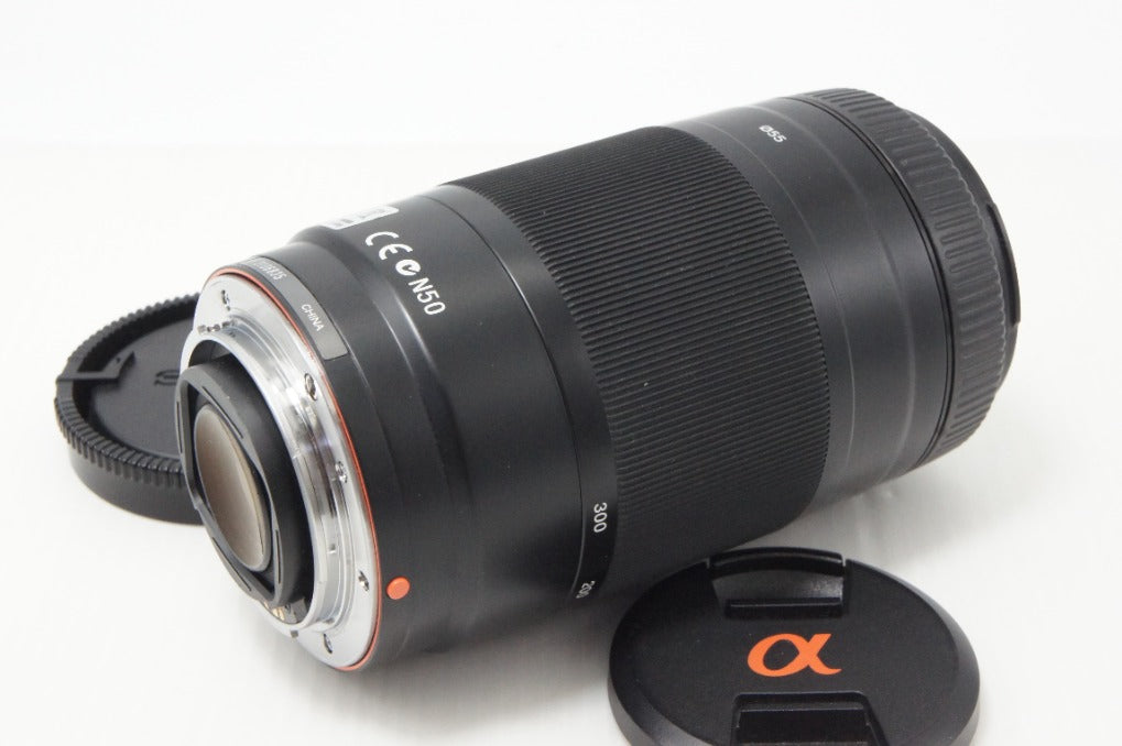 SONY ソニー AF 75-300mm F4.5-5.6 SAL75300 MINOLTA αマウント ズームレンズ フルサイズ フード付 260623h