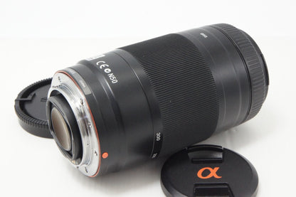 SONY ソニー AF 75-300mm F4.5-5.6 SAL75300 MINOLTA αマウント ズームレンズ フルサイズ フード付 260623h