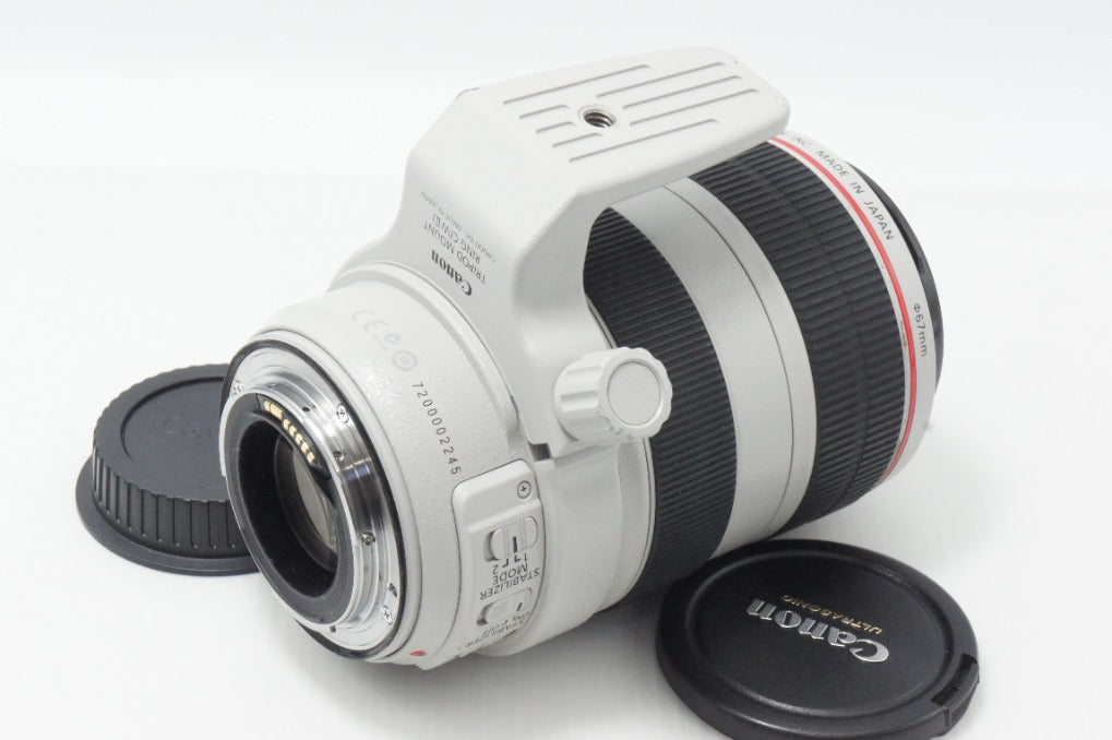 良品 Canon キヤノン EF 70-300mm F4-5.6L IS USM フルサイズ ズームレンズ フード ポーチ付 260624bc