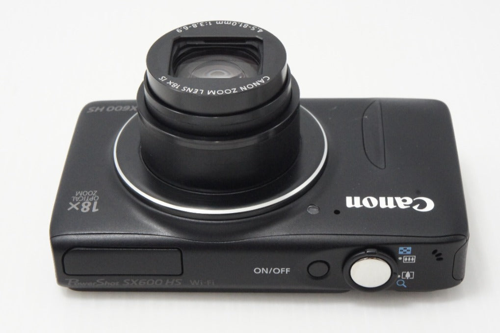 美品 Canon キヤノン PowerShot SX600 HS コンパクトデジタルカメラ ブラック 260624at