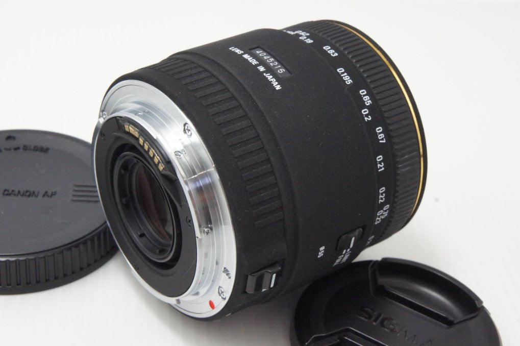 良品 SIGMA シグマ AF 50mm F2.8 EX DG MACRO Canon キヤノン EF