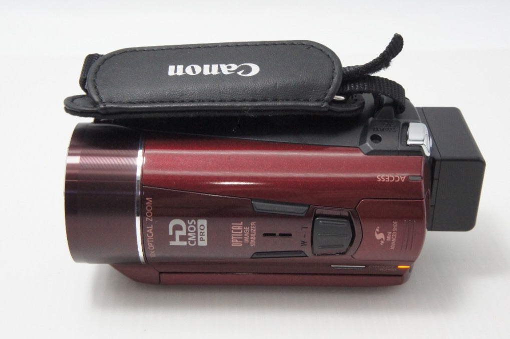 美品 Canon キヤノン iVIS HF M51 デジタルビデオカメラ レッド 260624az