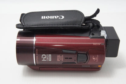 美品 Canon キヤノン iVIS HF M51 デジタルビデオカメラ レッド 260624az