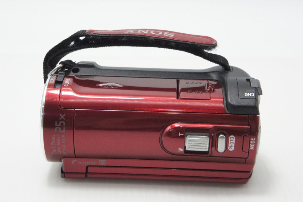 Excellent Condition SONY HDR-CX170 Digital Video Camera Red