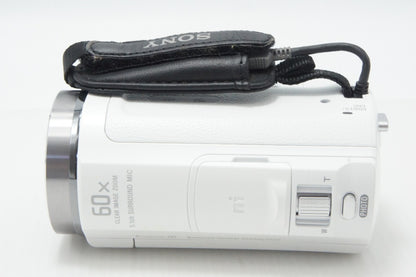 良品 SONY ソニー デジタルビデオカメラ Handycam HDR-CX535 ホワイト 260624ad