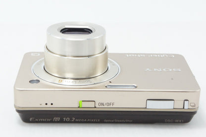 美品 SONY ソニー Cyber-shot DSC-WX1 コンパクトデジタルカメラ ゴールド 元箱付 260624d