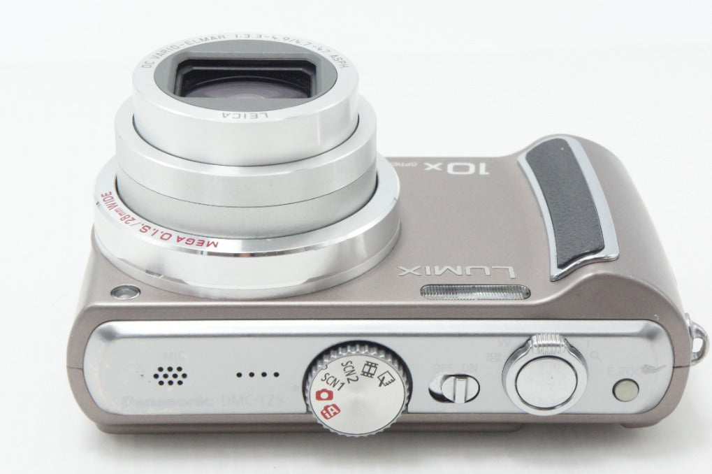 良品 Panasonic パナソニック LUMIX DMC-TZ5 コンパクトデジタルカメラ ブラウン 元箱付 260624ah