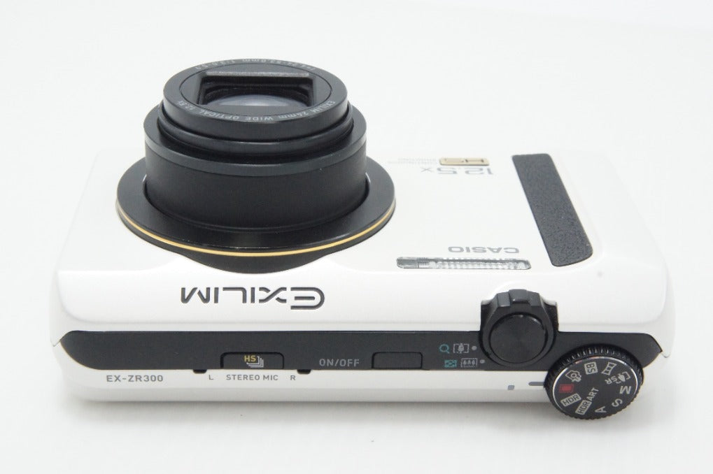 CASIO カシオ HIGH SPEED EXILIM EX-ZR300 コンパクトデジタルカメラ ホワイト 260619r