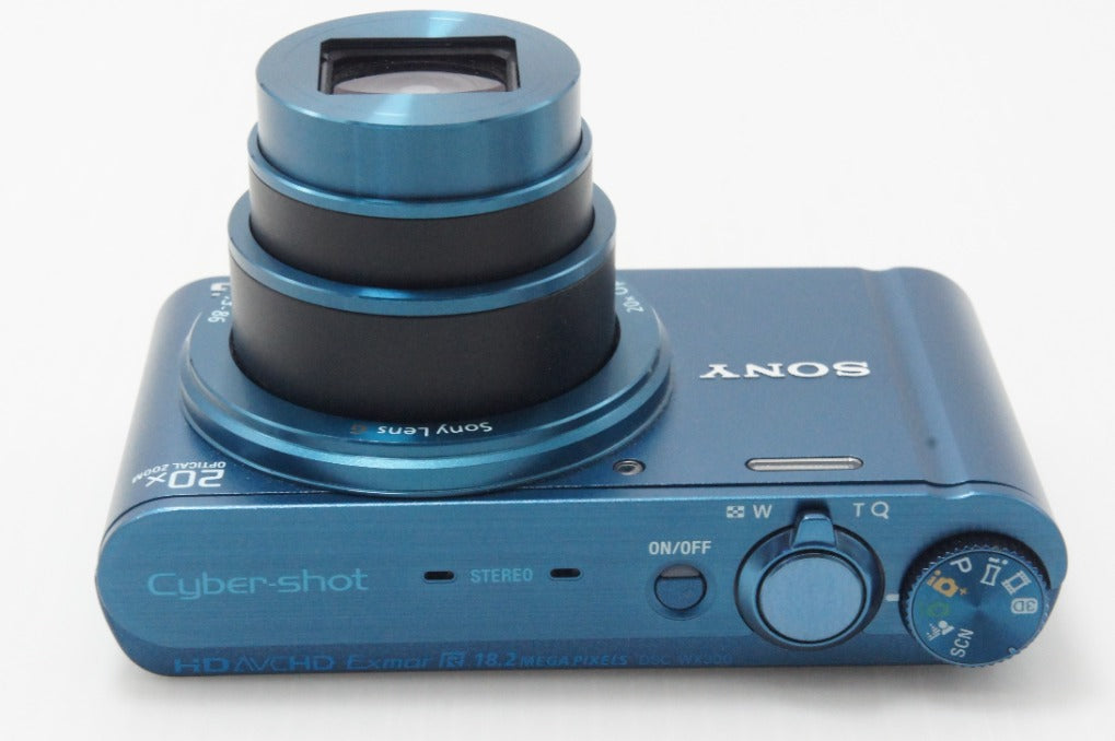 美品 SONY ソニー Cyber-shot DSC-WX300 コンパクトデジタルカメラ ブルー 260624z