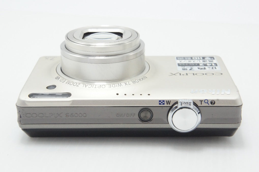 訳あり品 Nikon ニコン COOLPIX S6000 コンパクトデジタルカメラ シャンパンシルバー 260624m
