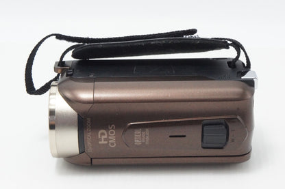 美品 Canon キヤノン iVIS HF R52 ハイビジョンデジタルビデオカメラ ブラウン 260626aa
