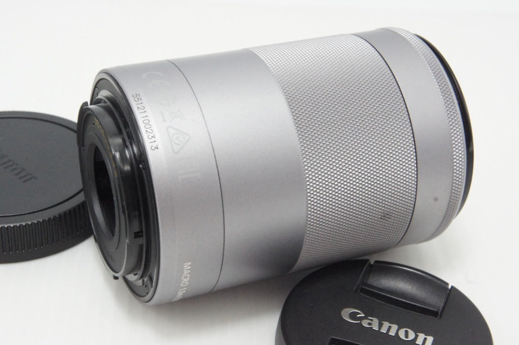 Canon キヤノン EF-M 55-200mm F4.5-6.3 IS STM APS-C EF-Mマウント ズームレンズ シルバー 260616e
