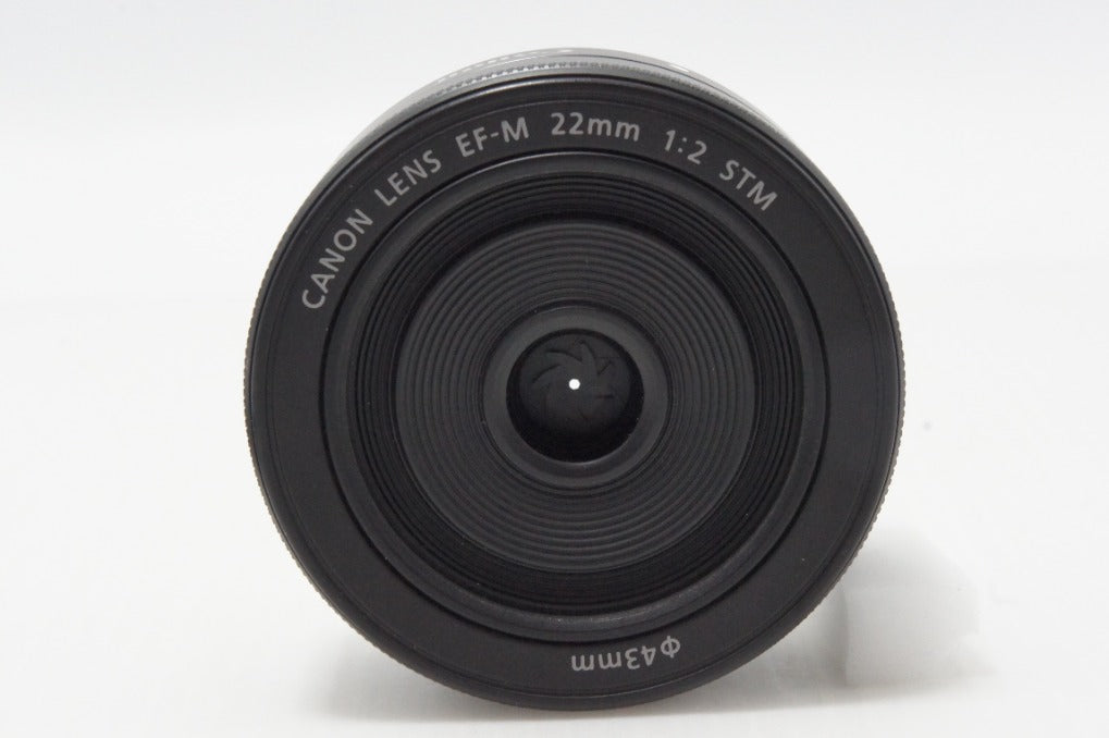 良品 Canon キヤノン EF-M 22mm F2 STM APS-C EF-Mマウント ブラック 単焦点レンズ 260616x