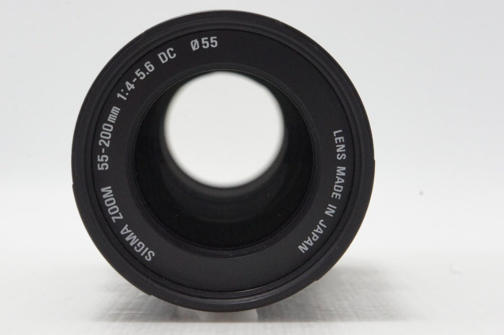 良品 SIGMA シグマ 55-200mm f4-5.6 DC Canon キヤノン EFマウント APS
