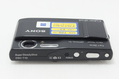 美品 SONY ソニー Cyber-shot DSC-T10 コンパクトデジタルカメラ ブラック 260616aa