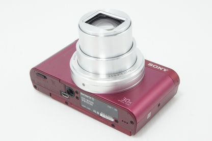 良品 SONY ソニー Cyber-shot DSC-WX500 コンパクトデジタルカメラ レッド 元箱付 260618k