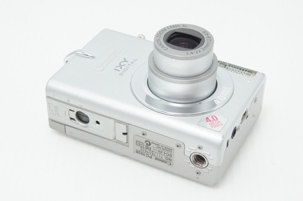 良品 Canon キヤノン IXY DIGITAL 400 コンパクトデジタルカメラ シルバー 260618o