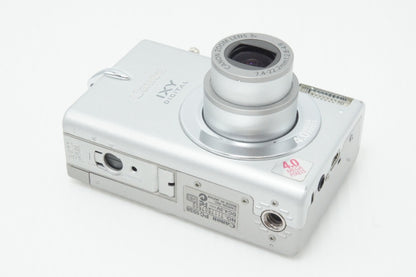 良品 Canon キヤノン IXY DIGITAL 400 コンパクトデジタルカメラ シルバー 260618o