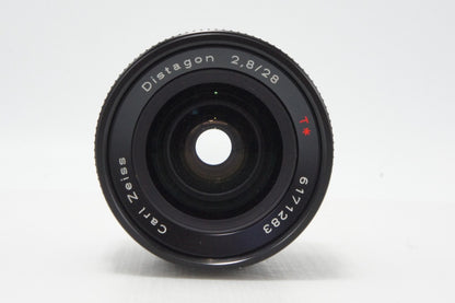 美品 CONTAX コンタックス Carl Zeiss Distagon T* 28mm F2.8 AEJ ヤシコンマウント CY Mount フィルター付 260618ao