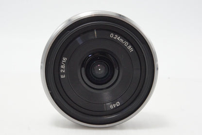 美品 SONY ソニー E 16mm F2.8 SEL16F28 Eマウント APS-C 単焦点レンズ 260620h